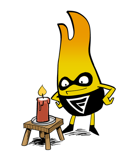 GVSG, Bild Fuego Figur Kerze